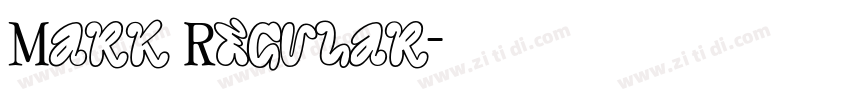 Mark Regular字体转换